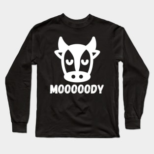 Moody Cow Long Sleeve T-Shirt
